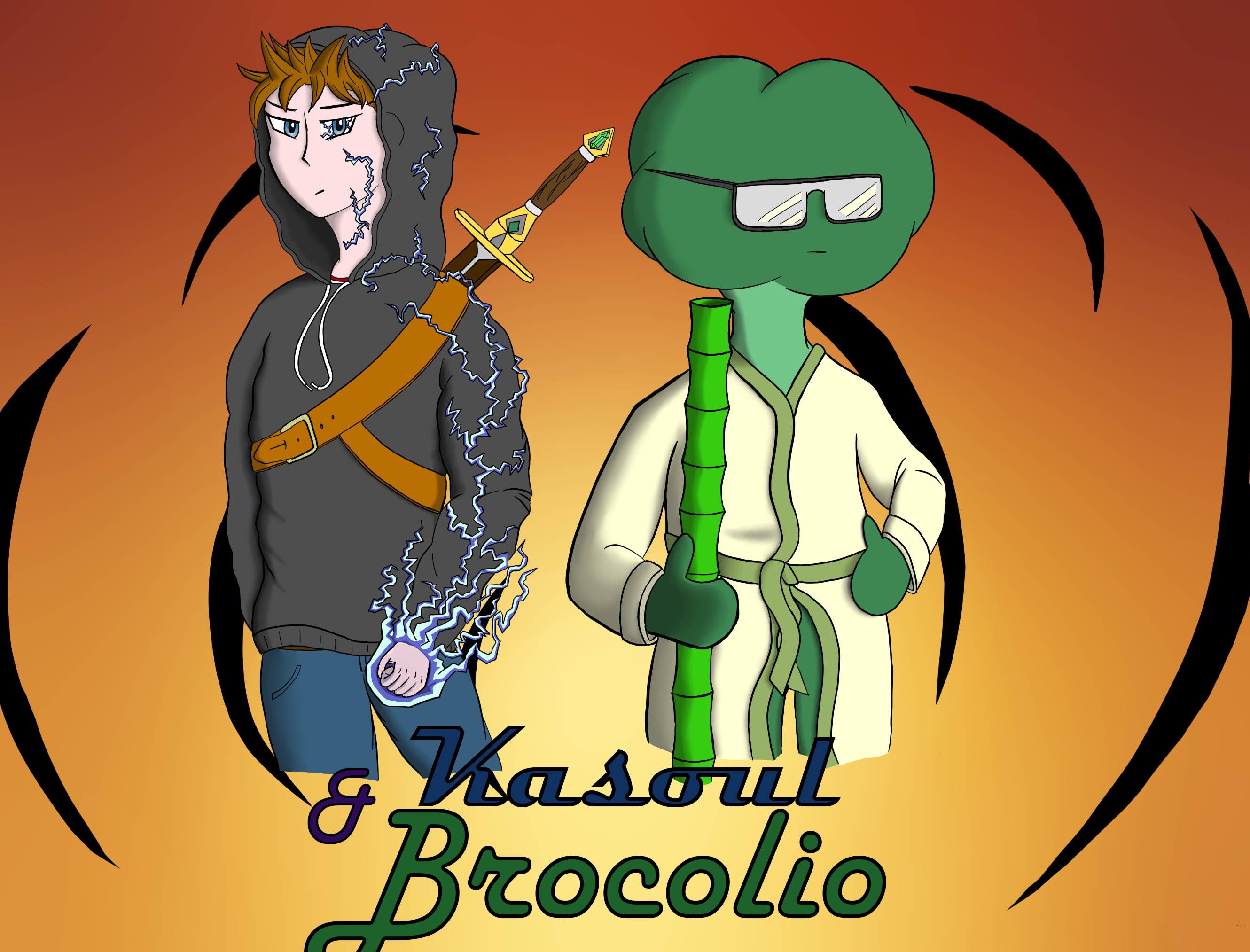 2 personnage. Kasoul et Brocolio